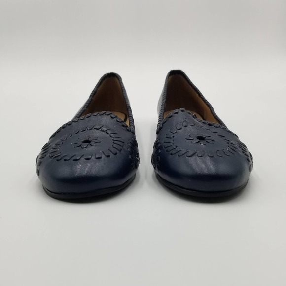 Jack Rogers Pinwheel Navajo Leather Slip On Ballet Flats Women's 8.5 - Picture 4 of 7